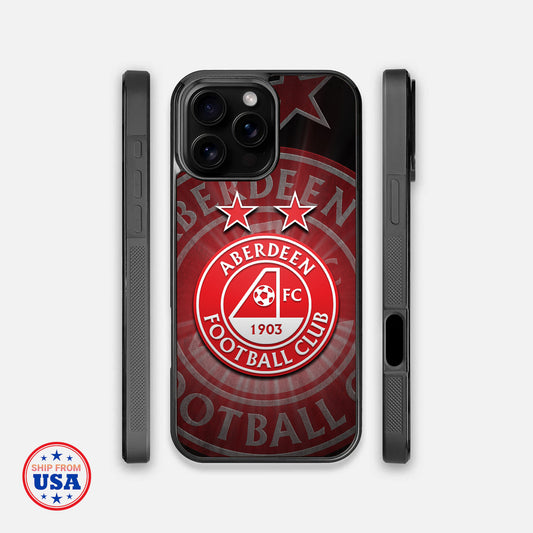 Aberdeen Football Club #3 Cover iPhone SE 7 8 X Xs Xr 11 12 13 14 15 16 Pro Max Mini Plus Samsung Galaxy Case