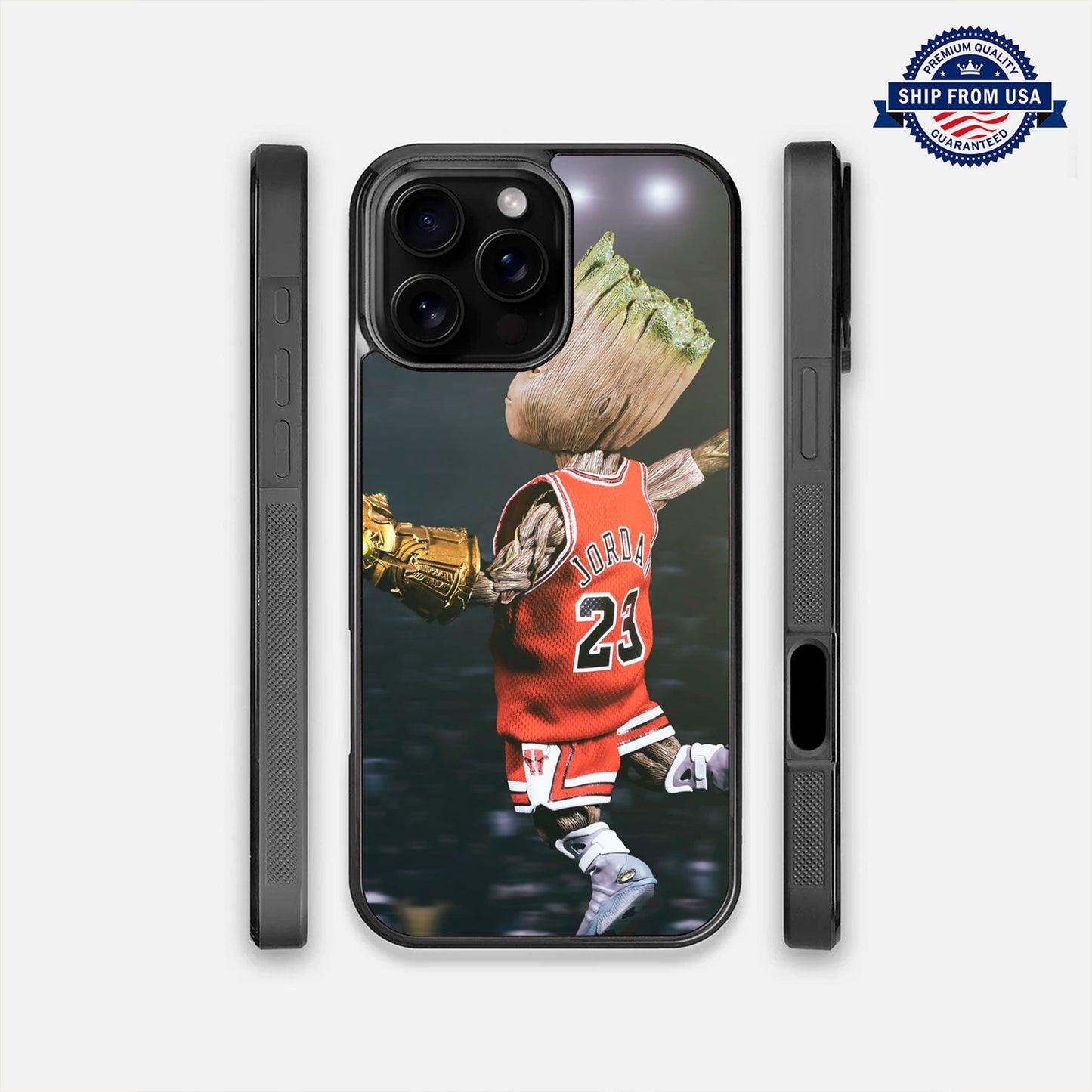 Air Jordan Baby Groot Cover iPhone Samsung Galaxy Series Case