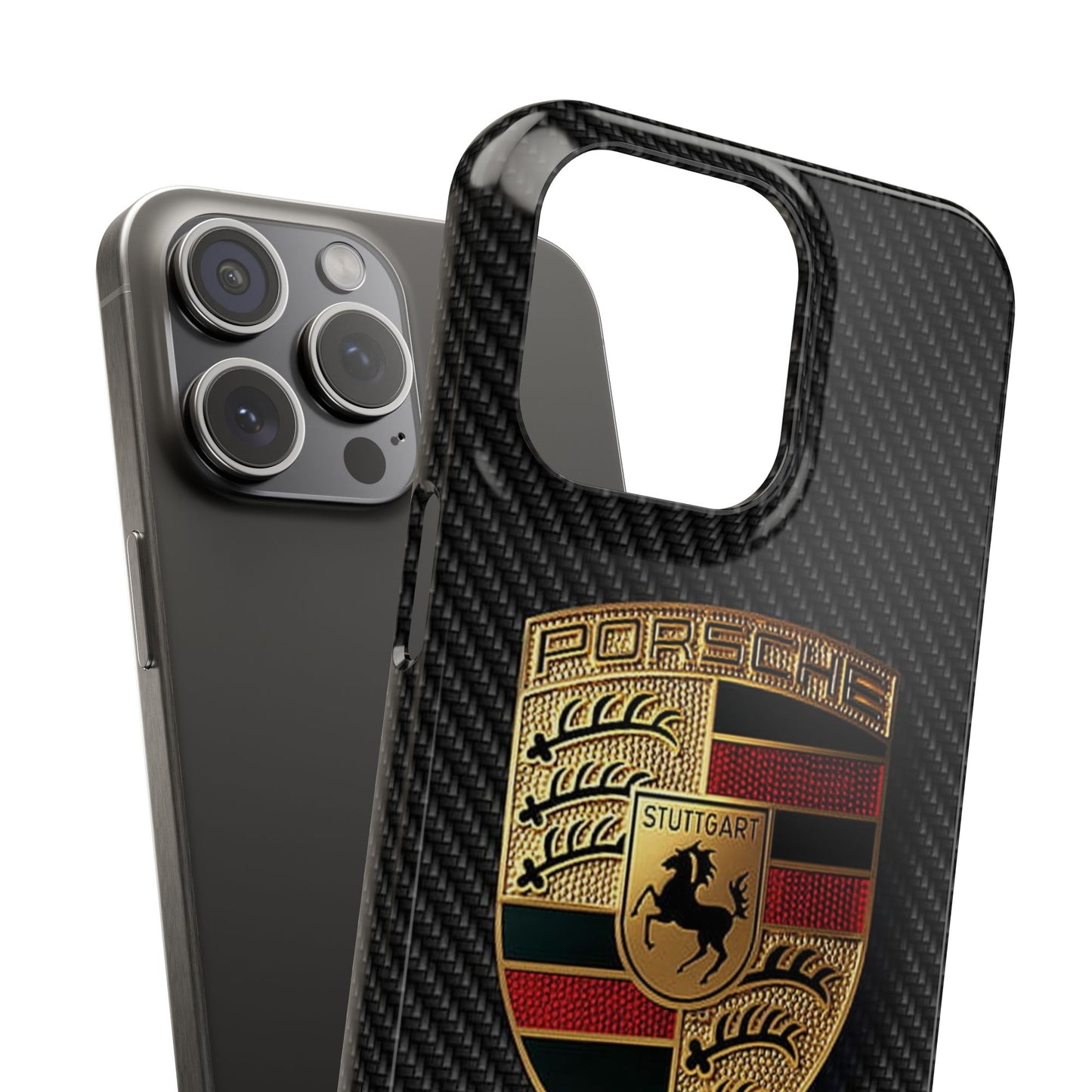 Porsche Sport Car Logo #2 Snap Cover iPhone SE 7 8 X Xs Xr 11 12 13 14 15 16 Pro Max Mini Plus Samsung Galaxy Case