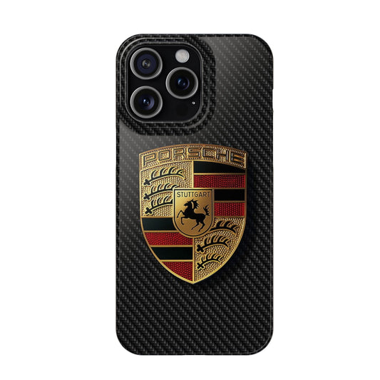 Porsche Sport Car Logo #2 Snap Cover iPhone SE 7 8 X Xs Xr 11 12 13 14 15 16 Pro Max Mini Plus Samsung Galaxy Case